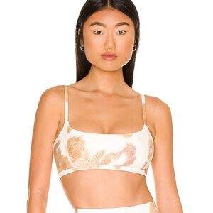 NWT WeWoreWhat Cowhide Print Cami Bra Top